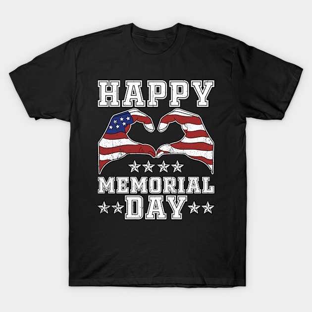 Happy Memorial Day T-Shirt by MzumO